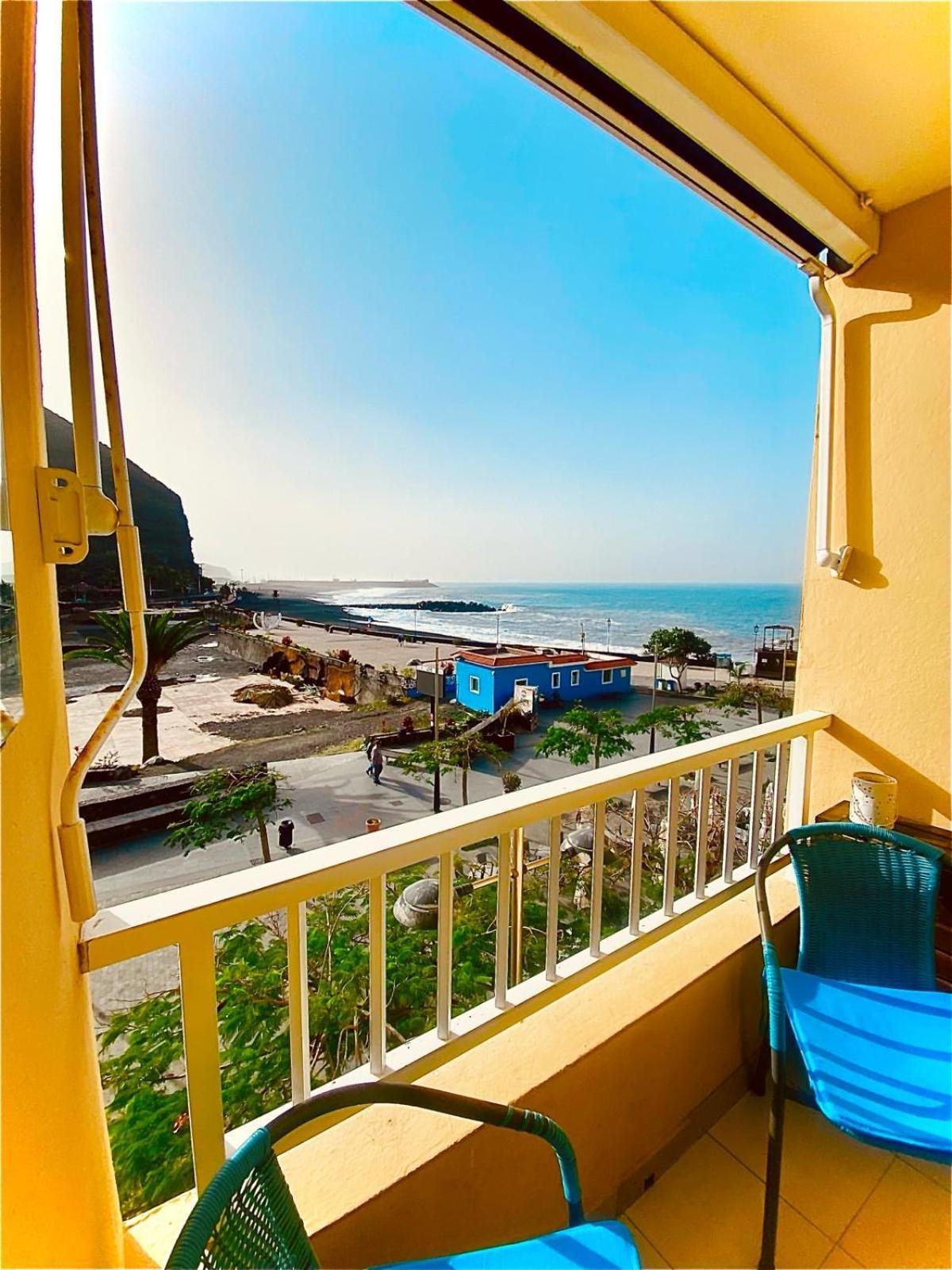 Casa Del Mar, Sunny Ocean View Appartement Right At The Beach! Los Llanos De Aridane Exterior photo