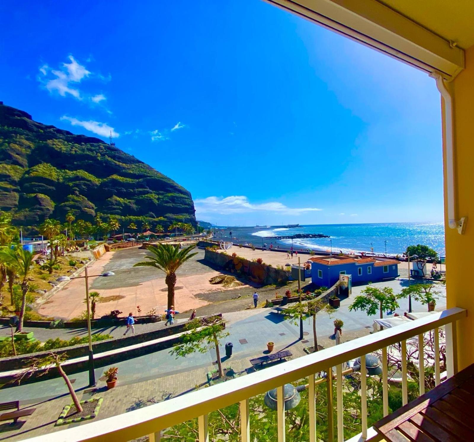 Casa Del Mar, Sunny Ocean View Appartement Right At The Beach! Los Llanos De Aridane Exterior photo